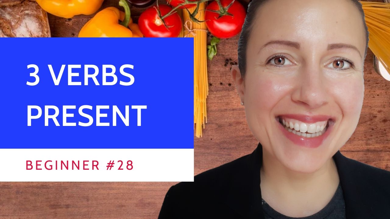 Beginner #28 French verbs in the 3 groups Present tense